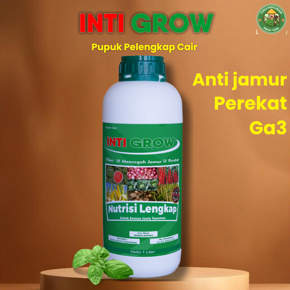 Inti Grow 1LIter - PPC Pupuk Cair Nutrisi  - Perangsang Tunas Baru - Ketahanan Terhadap Penyakit