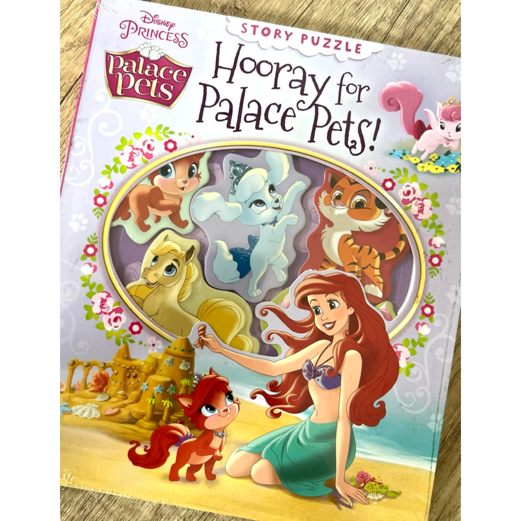Puzzle book Disney Princess. Buku import puzzle anak 3-5 tahun.