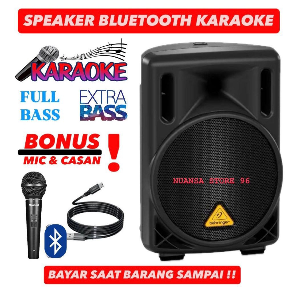 Terbaru Speaker Bluetooth Karaoke Polytron Kimiso Mega Bass / Salon Aktif Karaoke Suara Jernih Grati