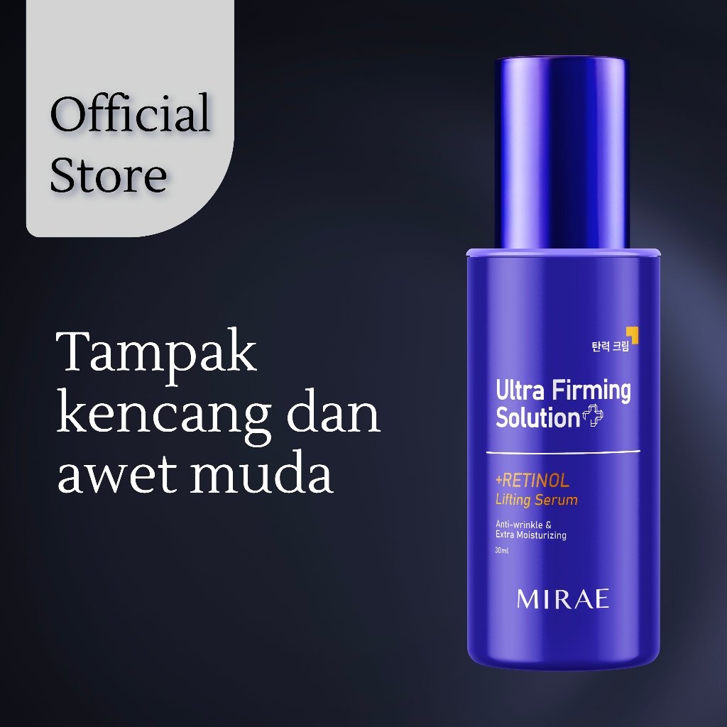 MIRAE Retinol Lifting Serum 30ml  | Anti Wrinkle | Atasi Kerutan | Mencerahkan Wajah | Mengencangkan