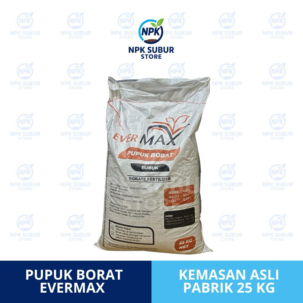 PUPUK BORATE EVERMAX 25 KG