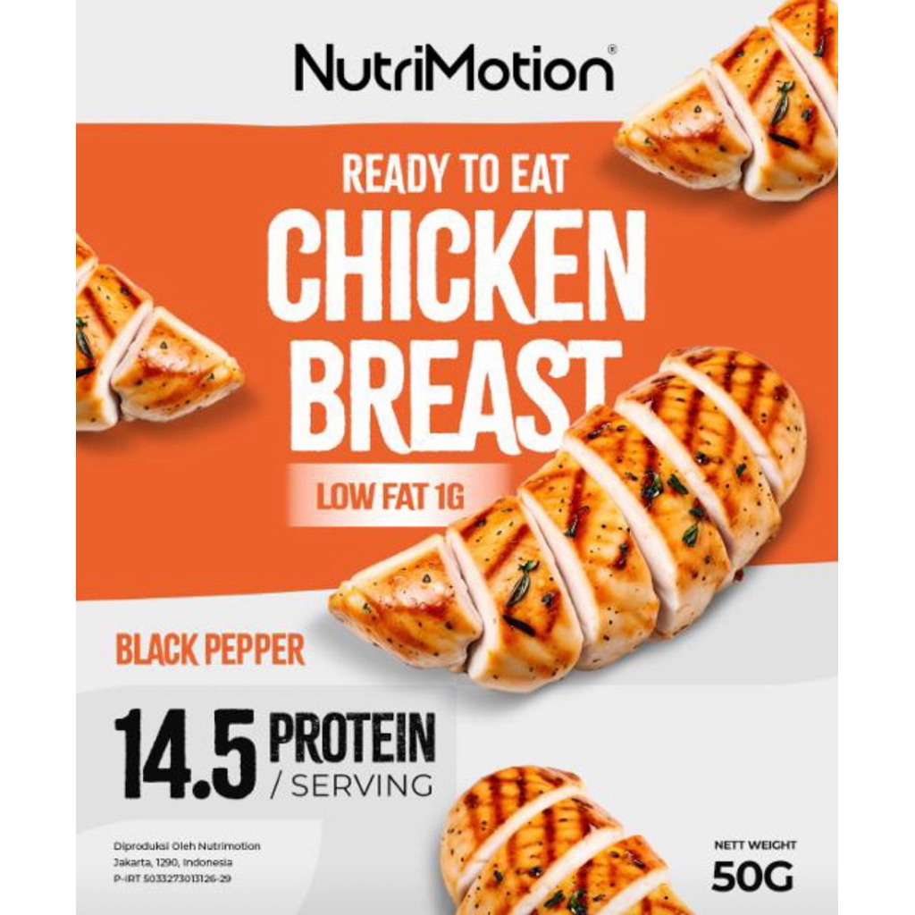 

NutriMotion Ready to eat Chicken Breast Low Fat 1g 14,5gram Protein