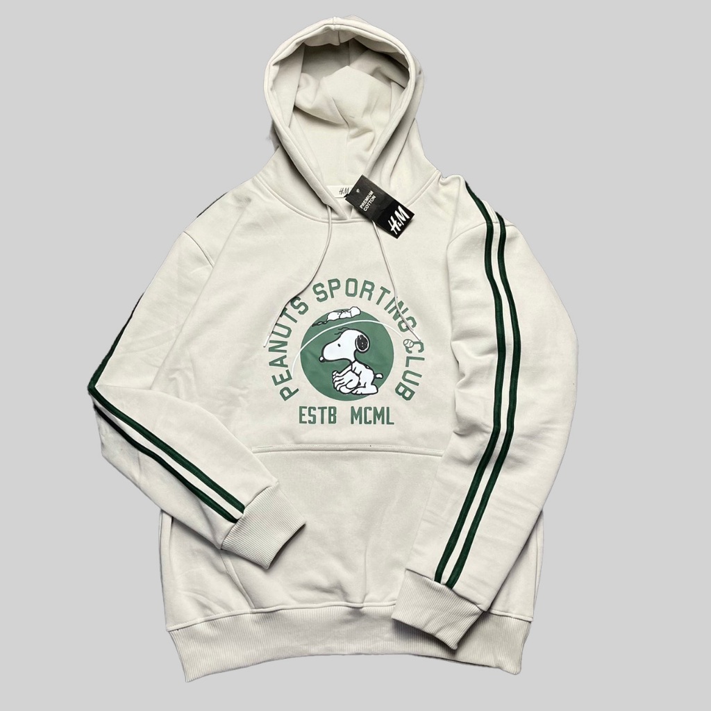 Hoodie Jacket Casual H*M Peanuts Vintage Premium Unisex