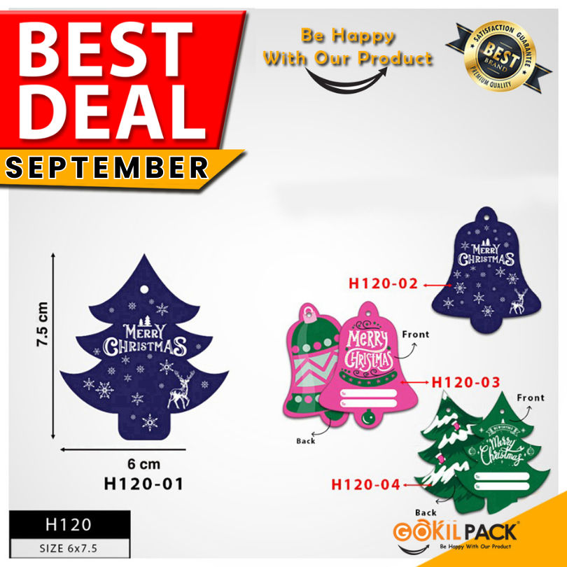 

Hangtag Natal |Hangtag Merry Christmas H120