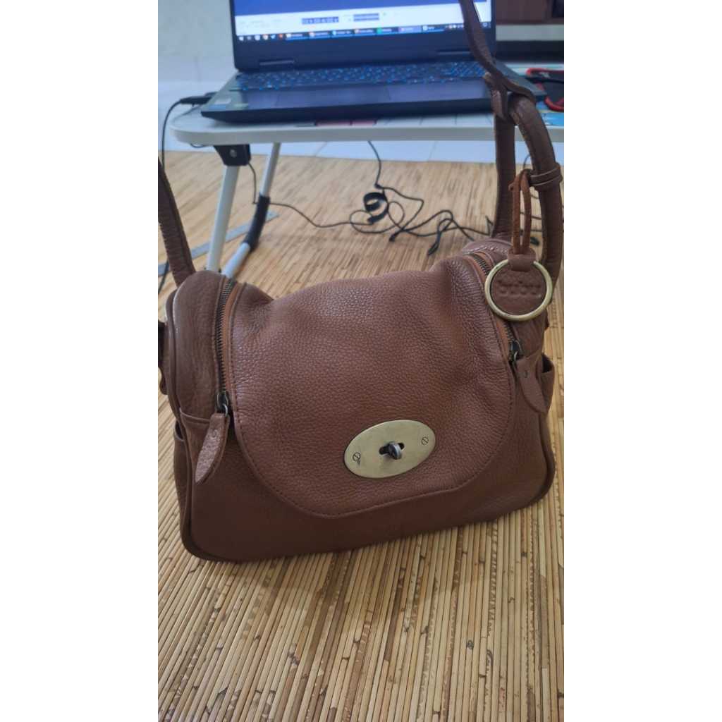 Tote bag bubu leather kulit sapi