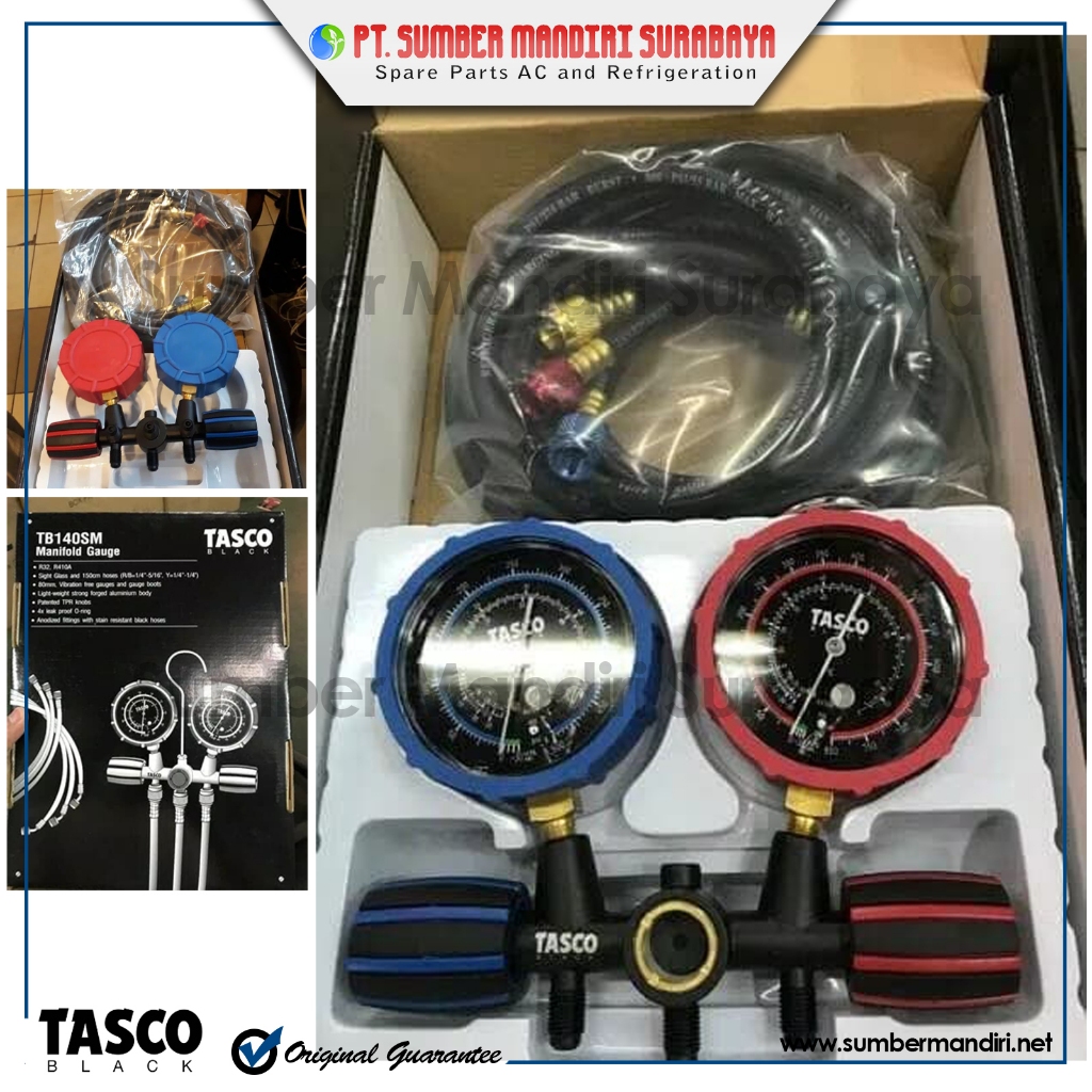 Testing Manifold Gauge Tasco TB140SM / Manifold Ac Tasco (R410 R32)