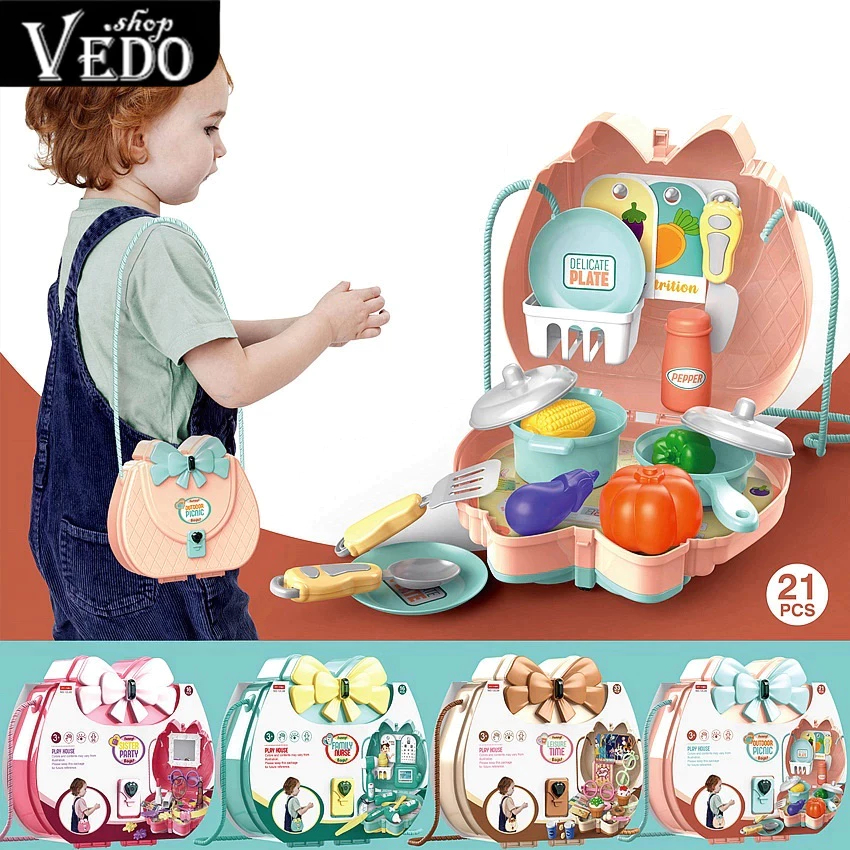 Tas Make up Anak Tas Mainan Anak Perlengkapan Dokter Tas Mainan Anak Tas Anak isi mainan Peran