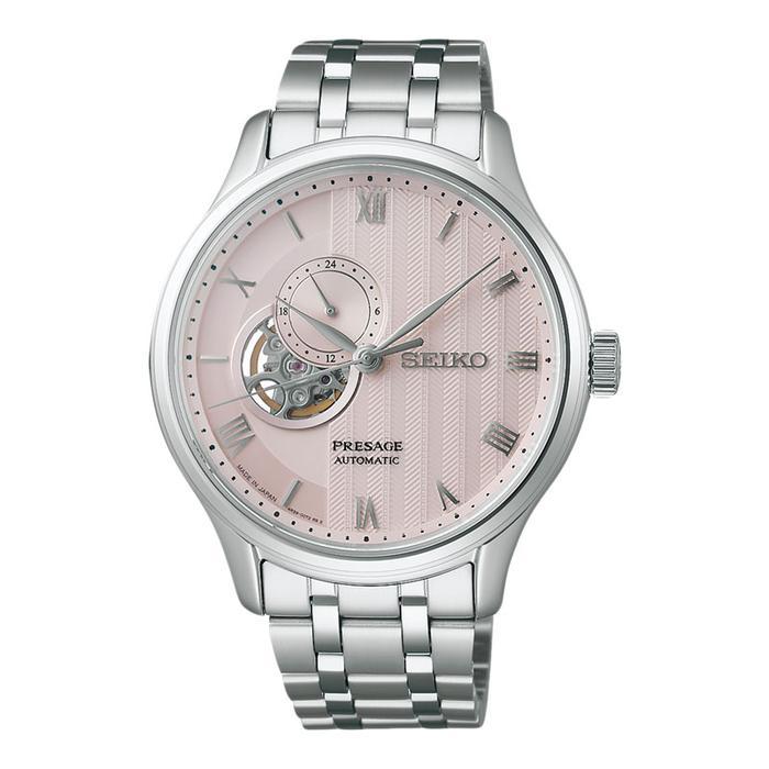 Jam Tangan Pria Seiko Presage SSA465J1 SSA465 Automatic Japanese Garden Cherry Blossom Original Resm