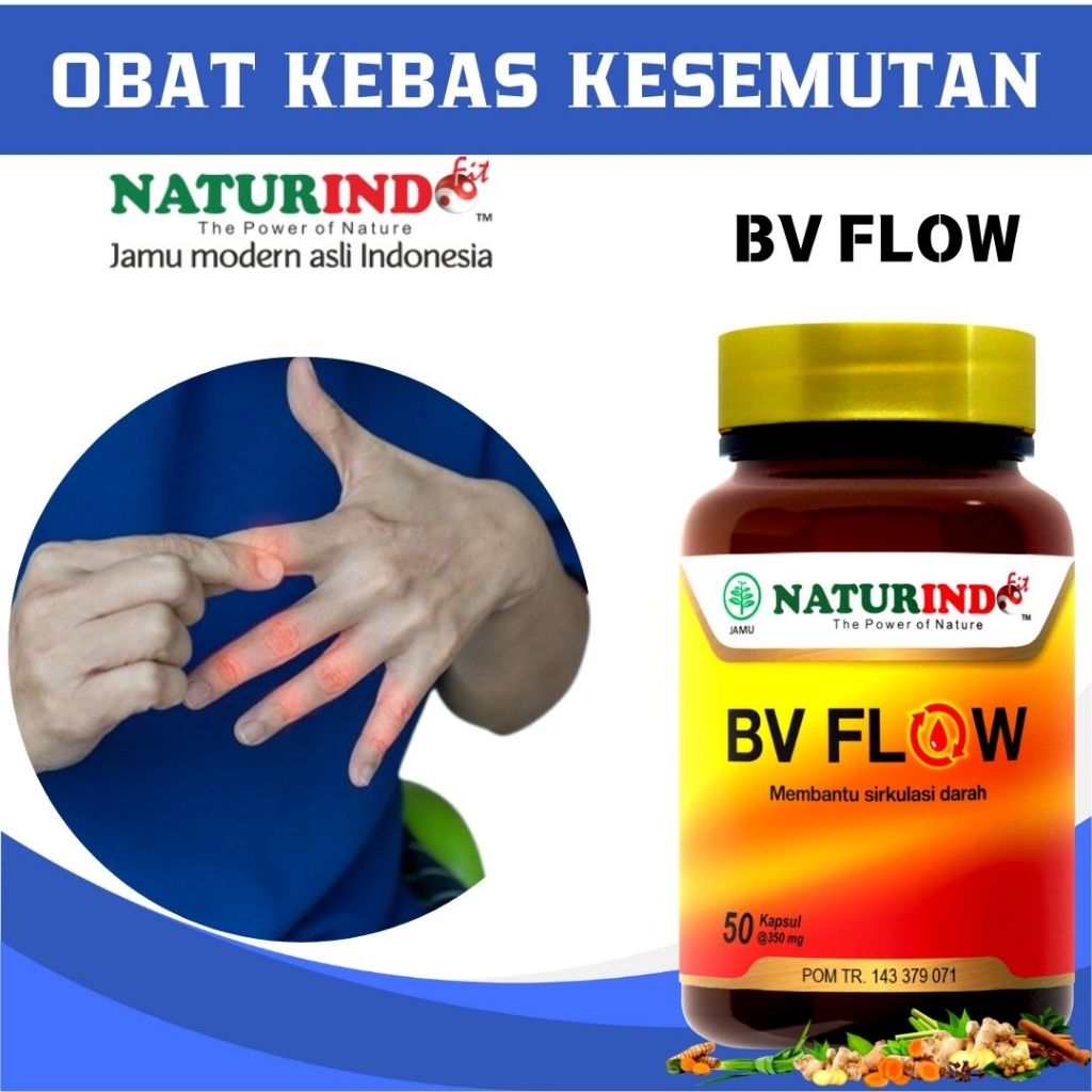 Obat Kesemutan Dan Kebas Kram Mati Rasa Baal Keram Kesemutan Dan Kebas Tangan Kaki BV FLOW Naturindo