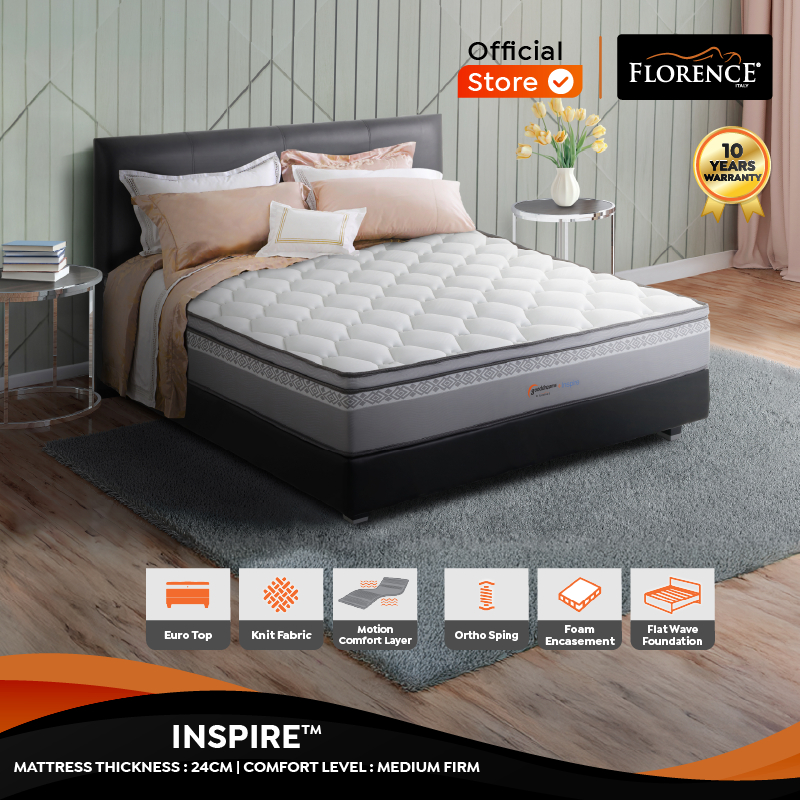 GOODDREAMS Inspire [Medium Firm] -  Kasur Spring Bed [Full Set]