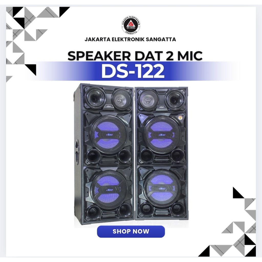speaker aktif DAT DS122 / DS 122 double subwoofer
