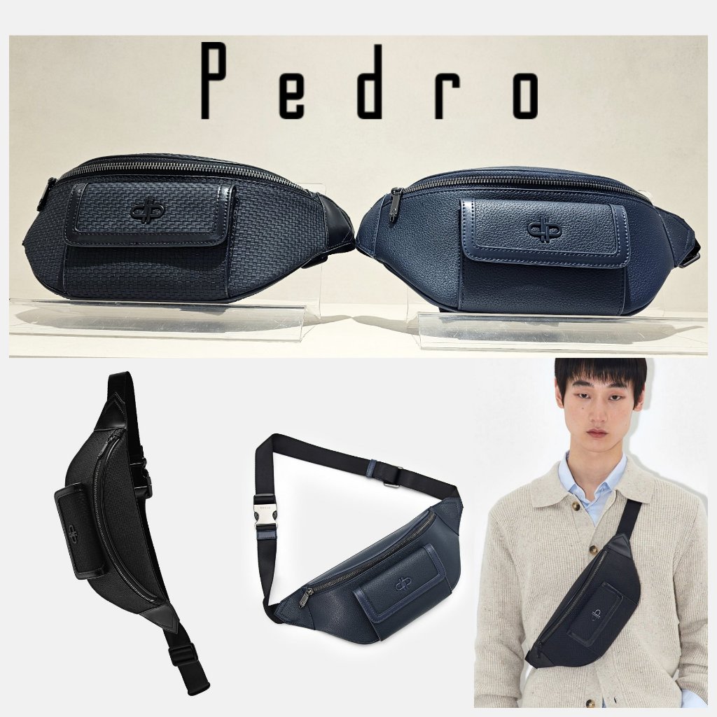 Tas Pinggang Pria Pedro Icon Original Man Waist Bag Colourblock Sling Pouch Selempang Cowok