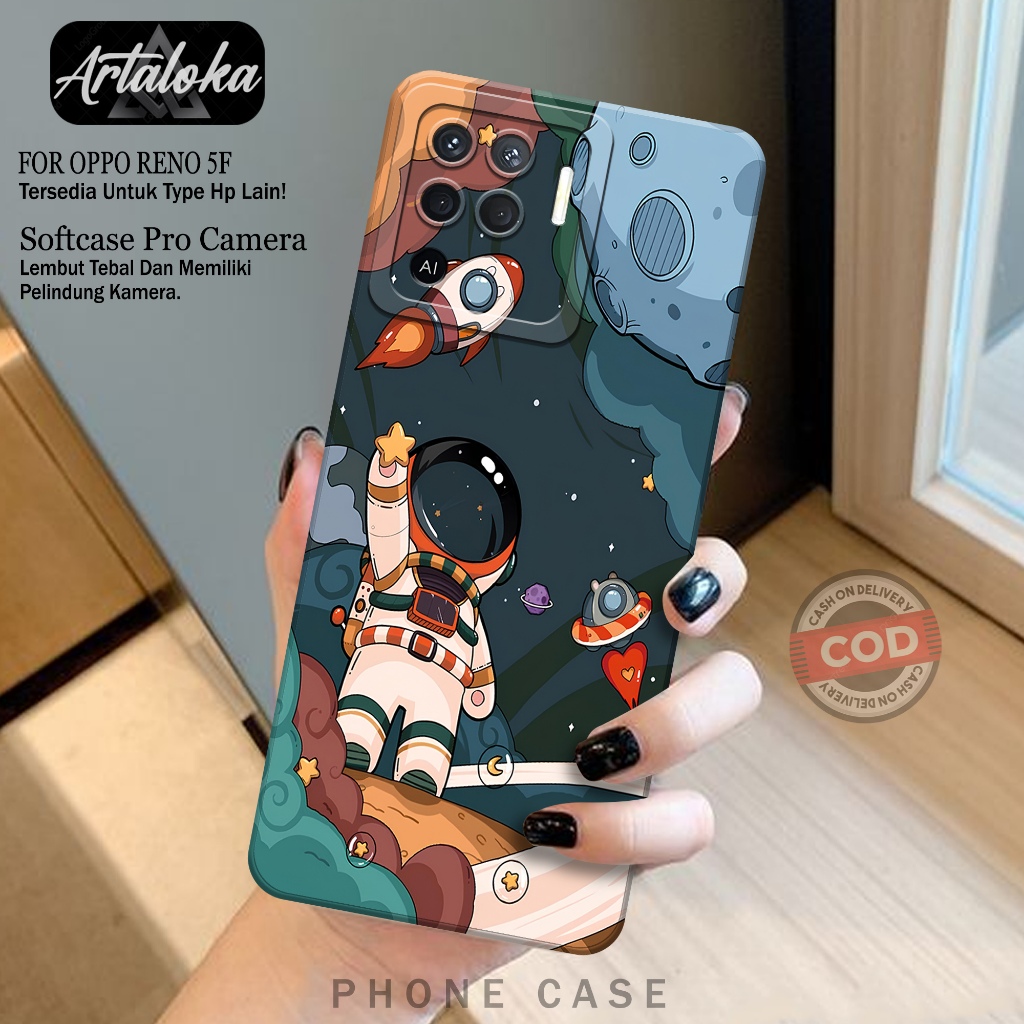 Softcase OPPO RENO 5F Fashion Case Astronod Case Hp OPPO RENO 5F Silikon Pro Camera OPPO RENO 5F Kes