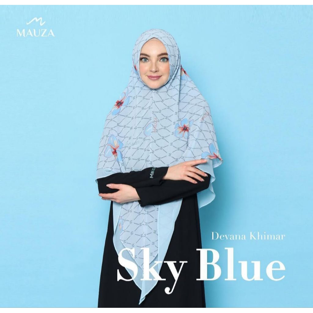 Khimar Devana Mauza Syari / Khimar Printing Pattern