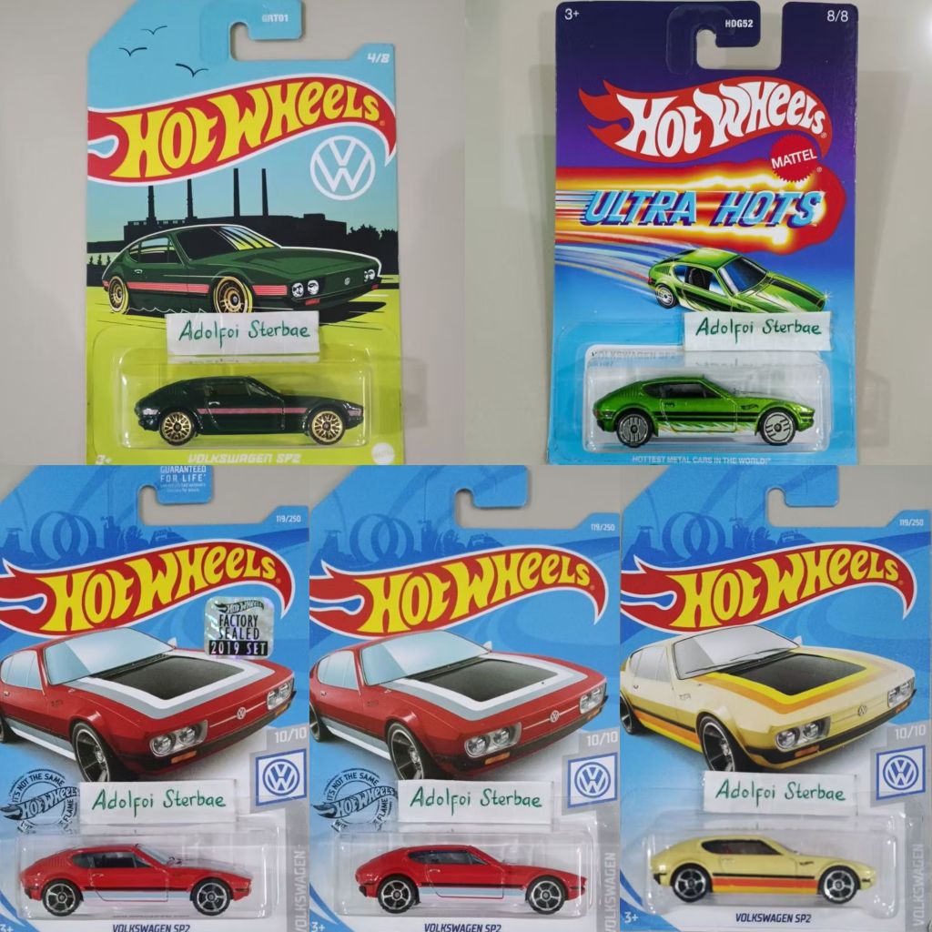 hotwheels hot wheels Volkswagen SP2 vw sp2 factory sealed edisi ultra hots 8/8 volkswagen vw 4/8