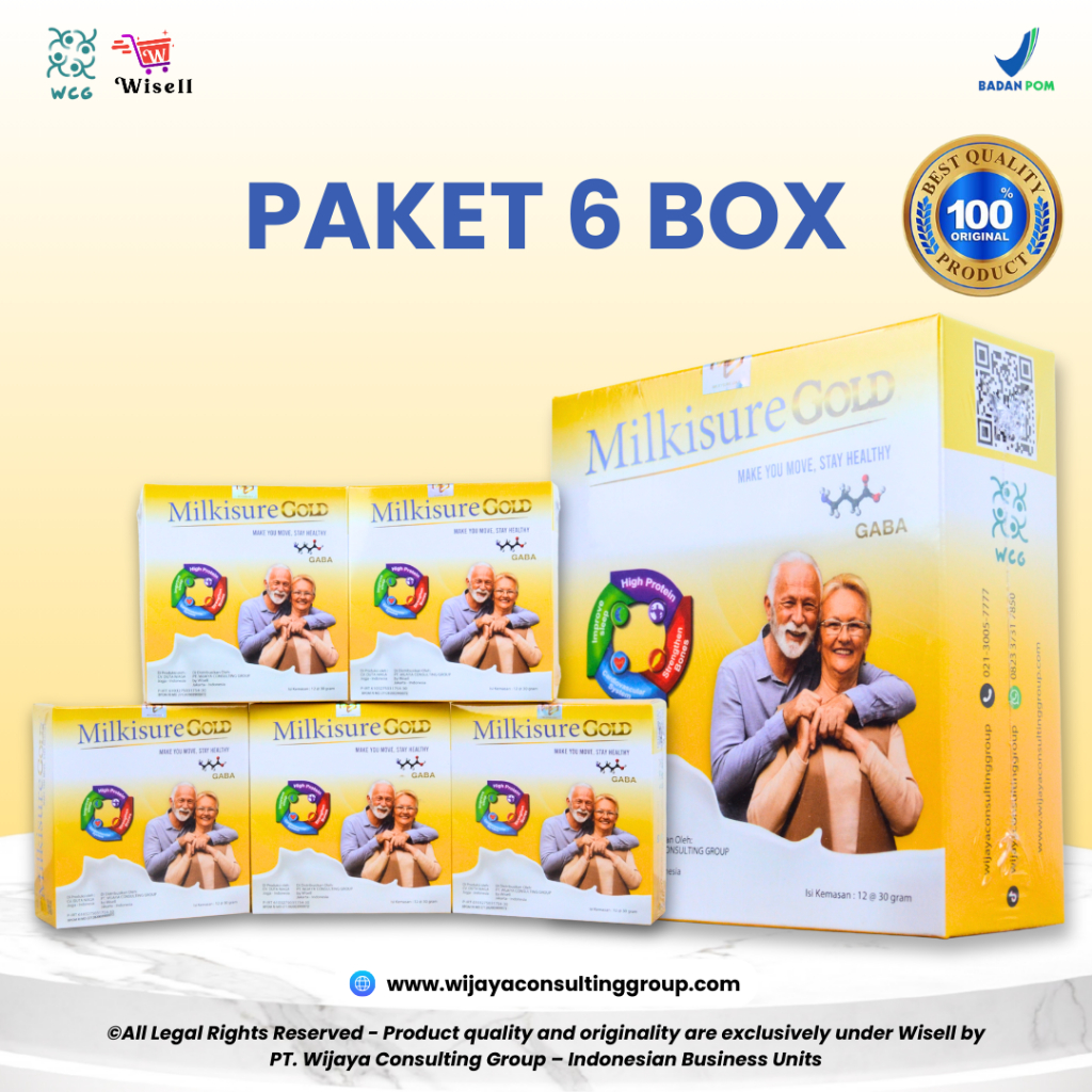 

Milkisure Gold - Susu Kambing Etawa Premium & Almond Import Paket 6 Box | Super Hemat | Tulang Kuat, Sendi Sehat, Tidur Nyenyak, BPOM