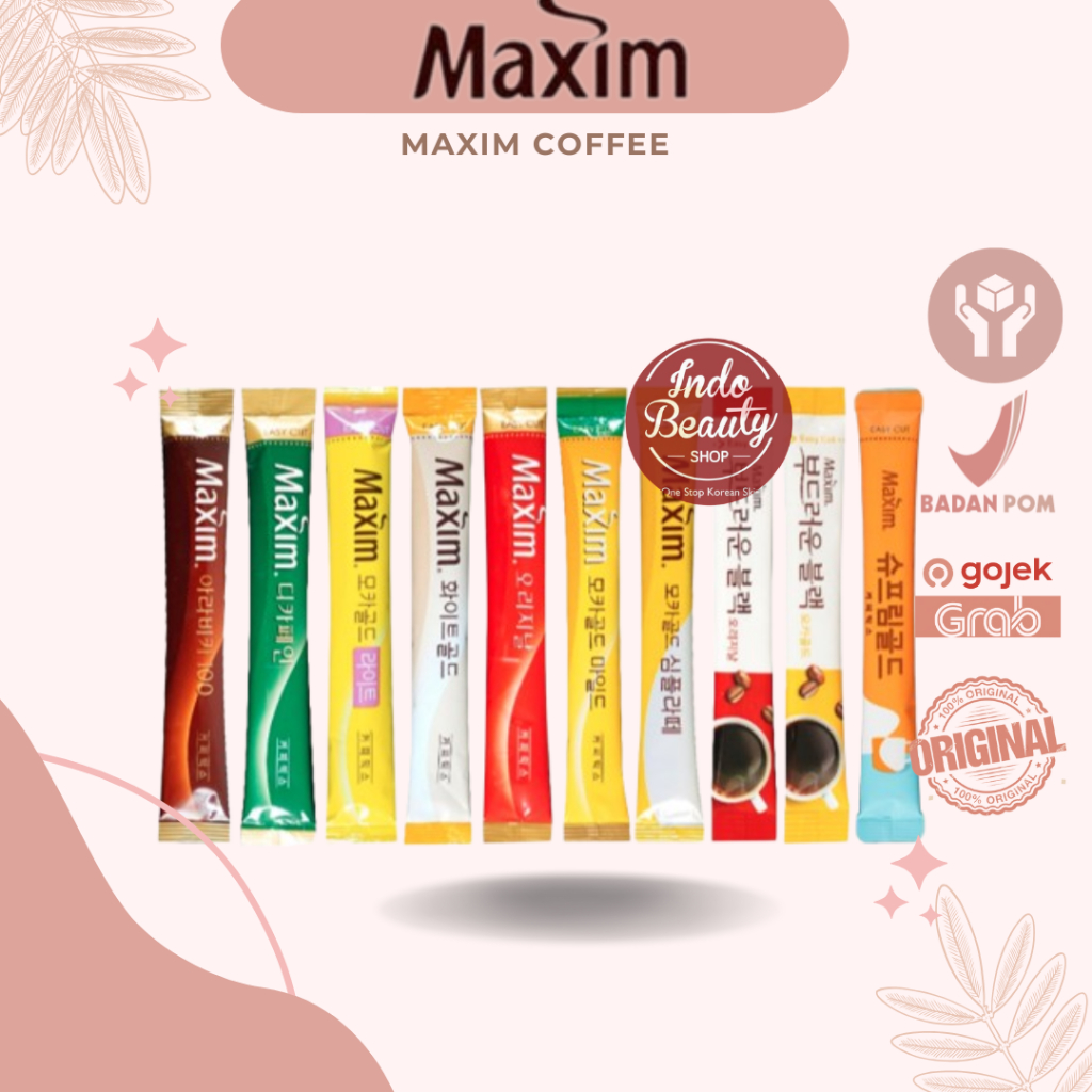 

Maxim Gold Coffee 5 Sachet 10 Sachet - Korea Original