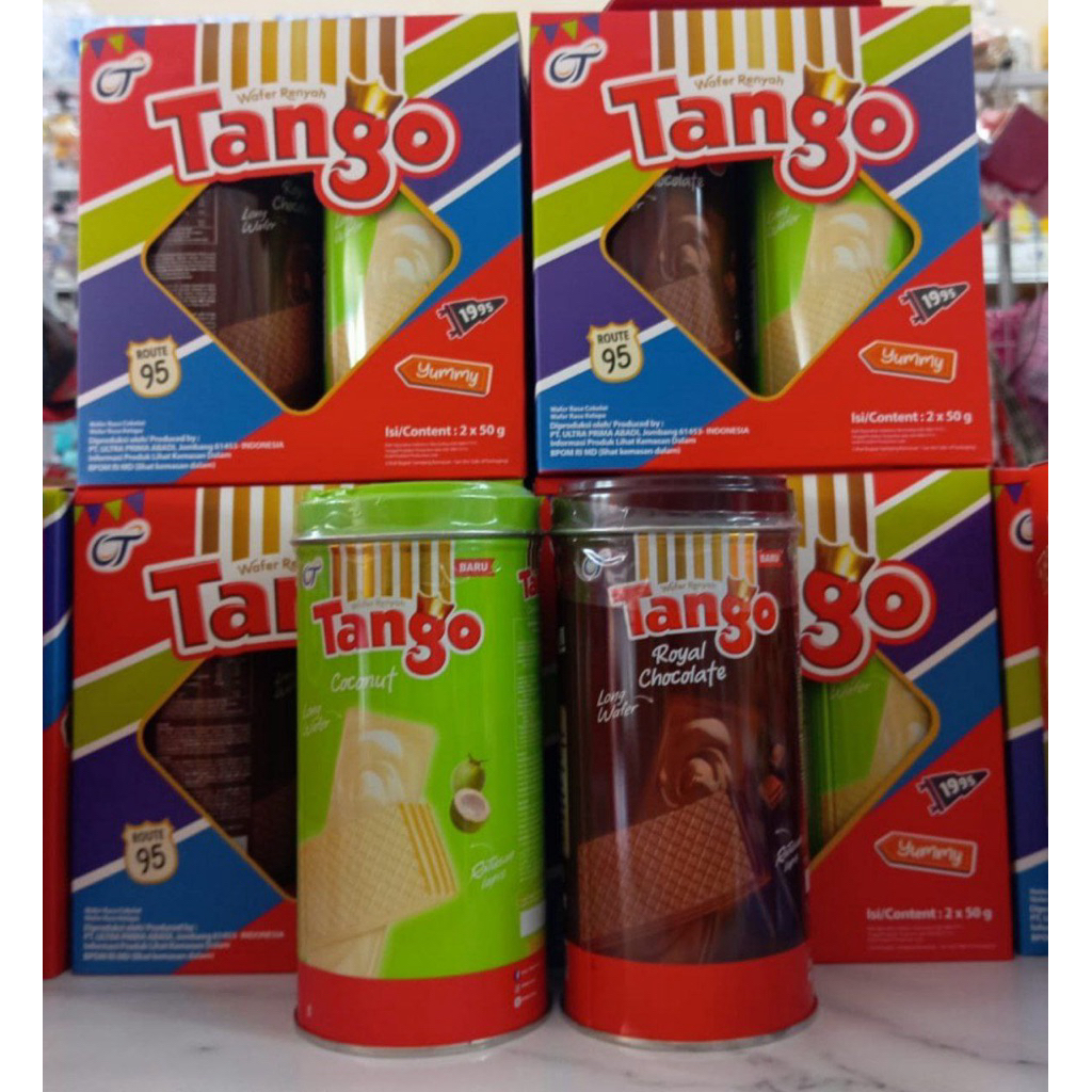 

Tango Kaleng dapat 2 rasa Coklat dan Coconut