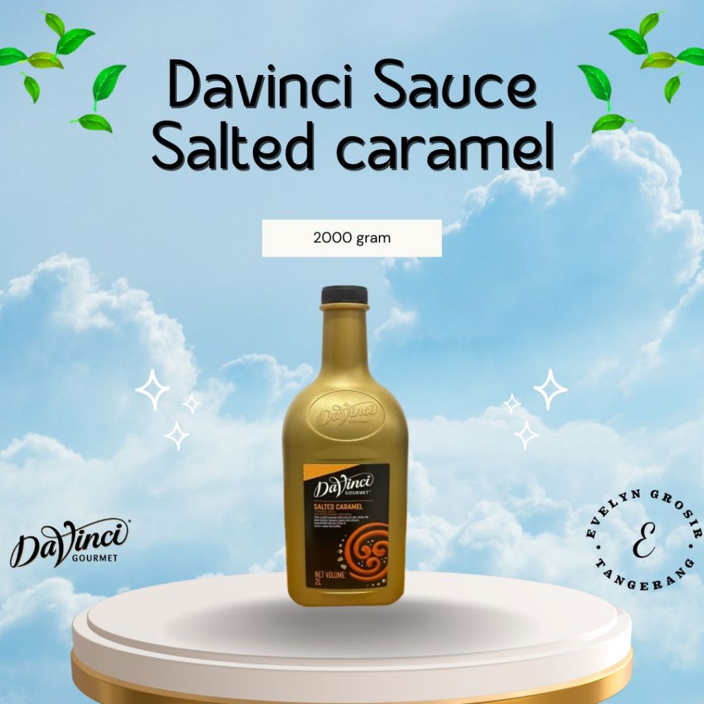 DaVinci Salted Caramel Sauce 2L - Saus Karamel Asin DaVinci 2L