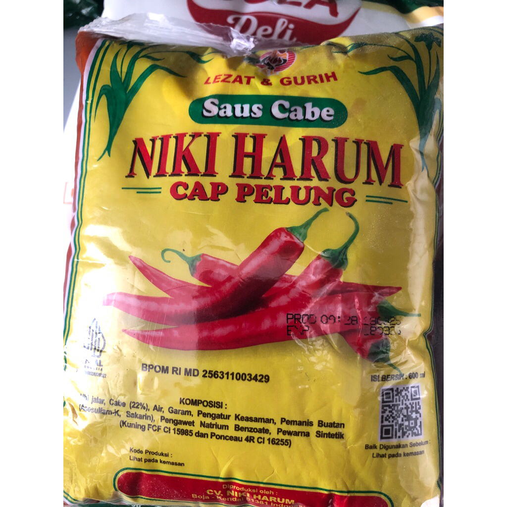 

saus cabe niki harum cap pelung 600ml