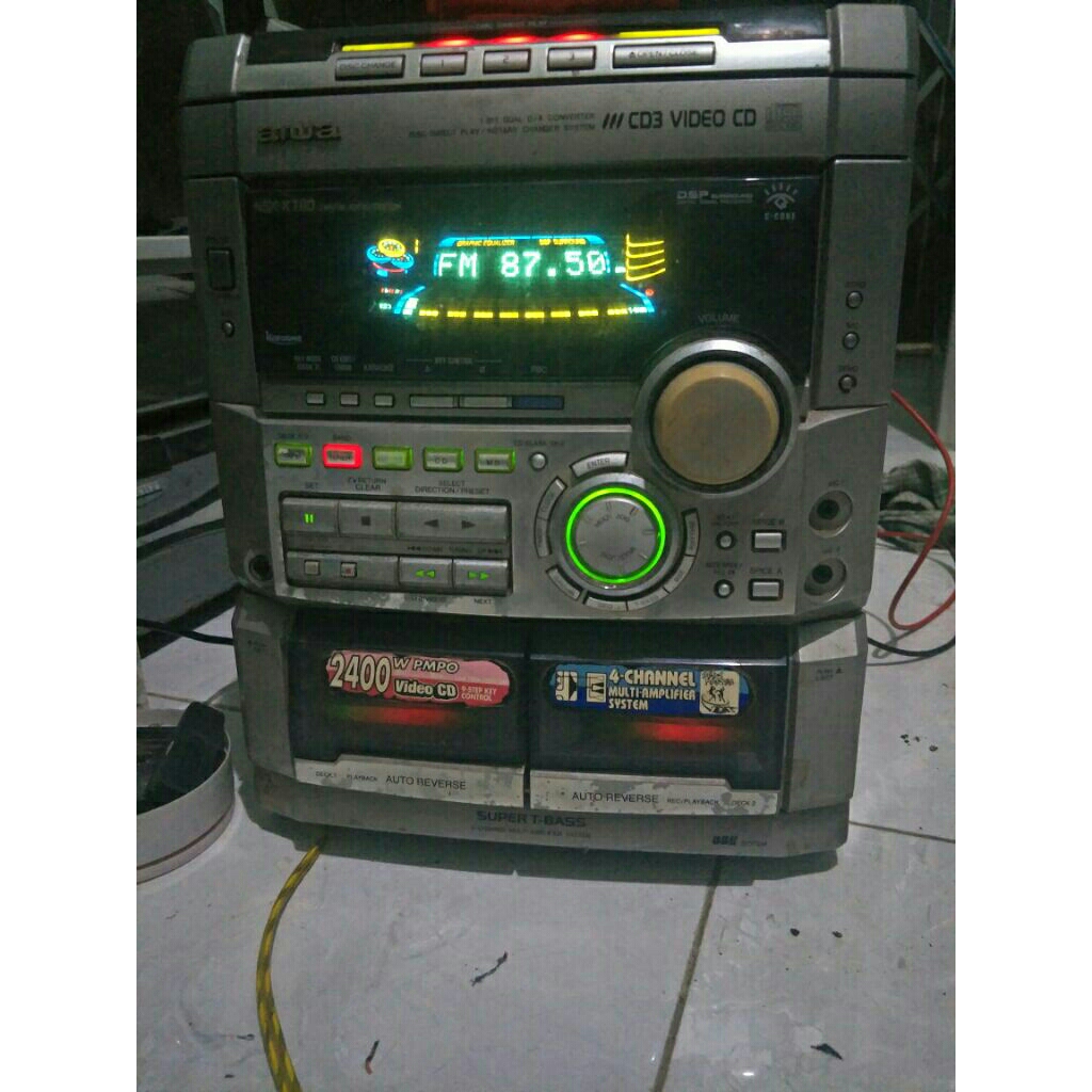 head  aiwa NSK-K780 free packing kayu
