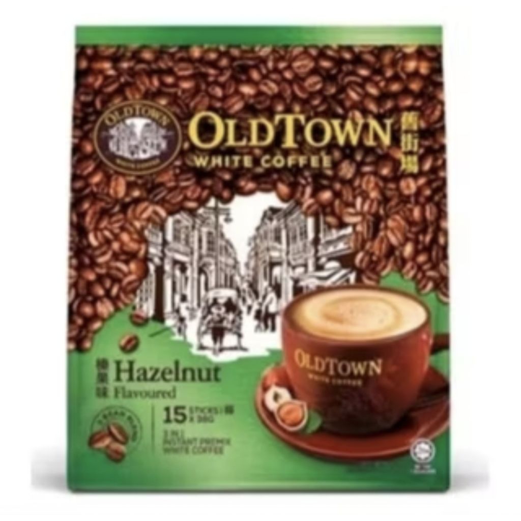 

OLDTOWN white coffee 3 in 1 hazelnut malaysia ( 15 sachet)