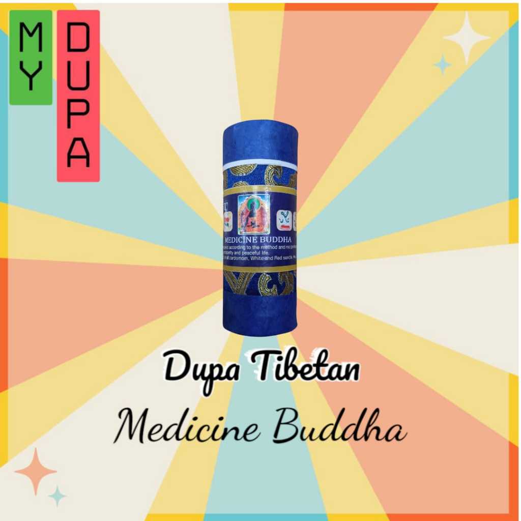 Dupa Buddha Pengobatan Mini Buatan Nepal Tibet