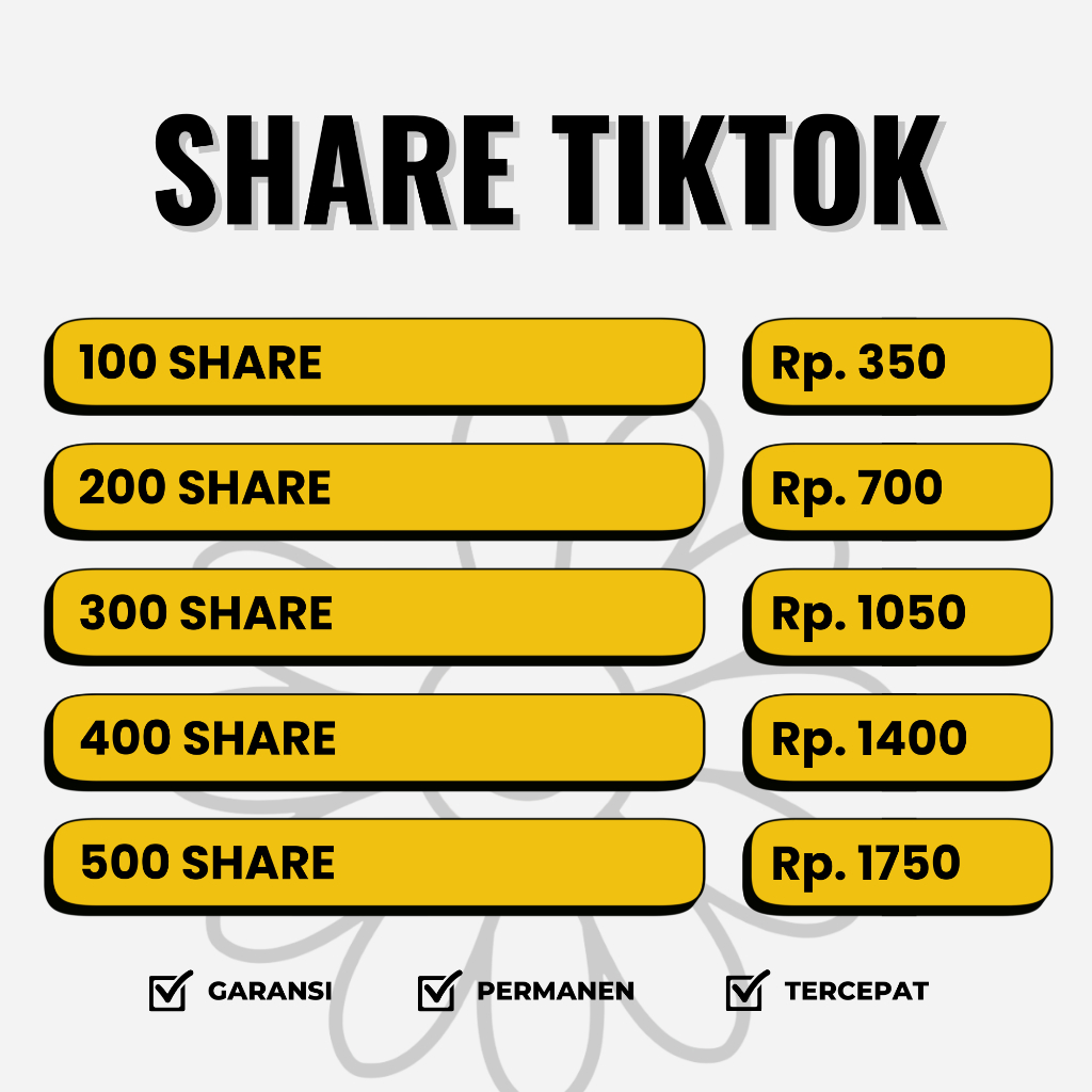 Share Tiktok Fyp Pemanen Tiktok Share Fyp Proses Super Cepat