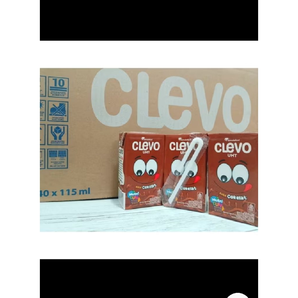 clevo UHT rasa coklat