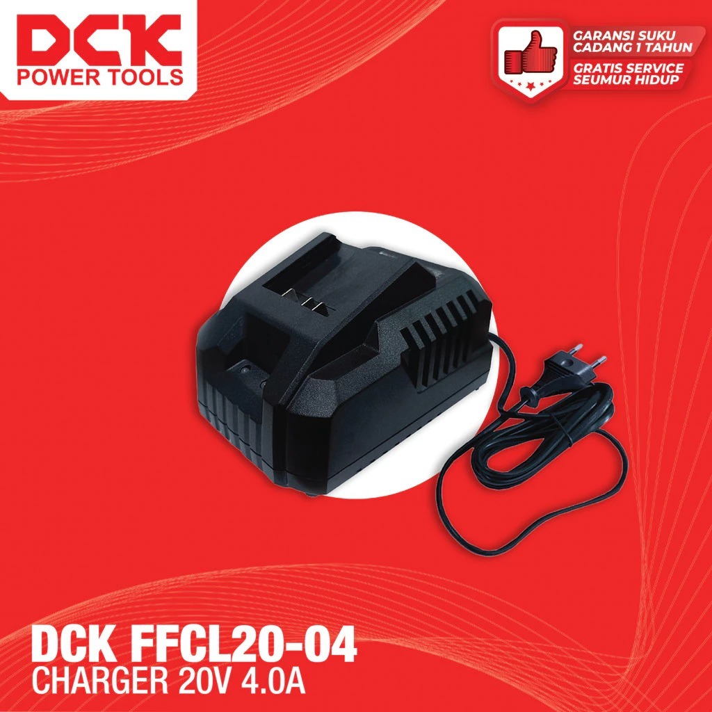 DCK Charger Battery / Baterai 20V 4.0 Ampere