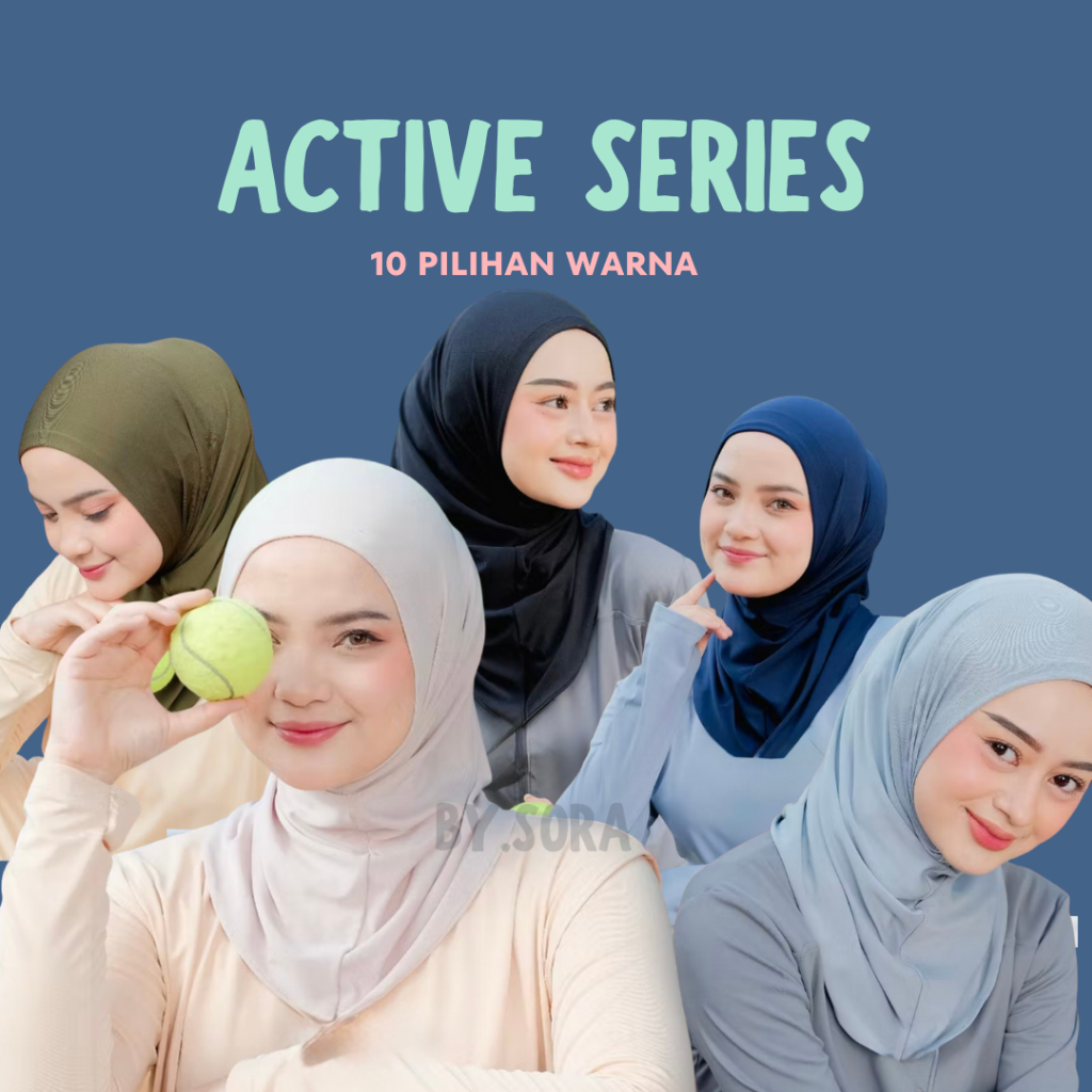 HIJAB SPORT / BERGO SPORT / HIJAB OLAHRAGA