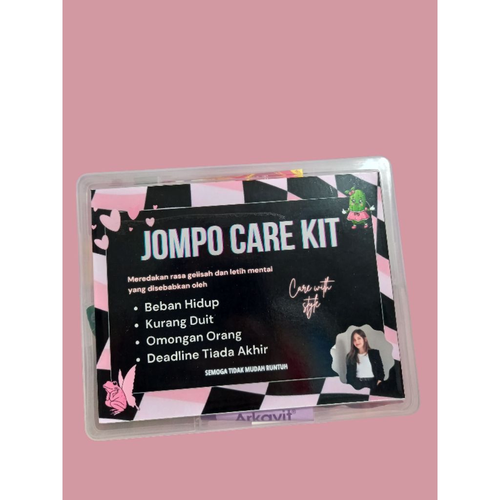 Jompo Care Kit by DesiKay Studio Apotek mini portable Kotak obat aesthetic Tempat obat estetik Kotak