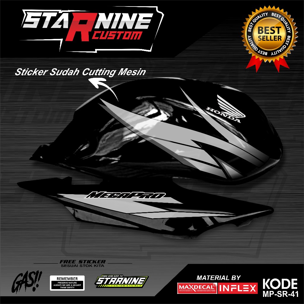 Striping mp primus sticker megapro primus kode MP-SR-41