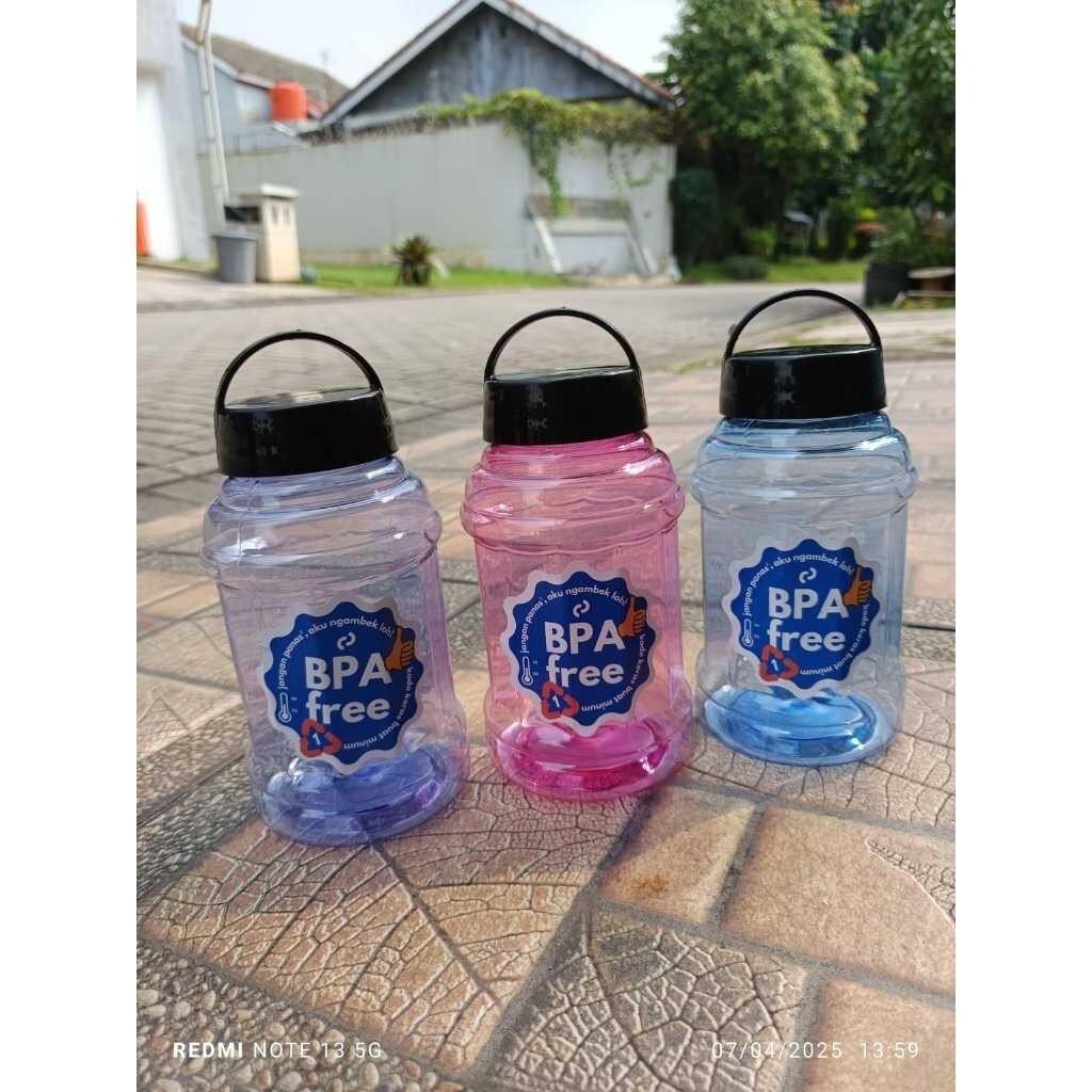 Botol Air Hydro 800 ml BPA Free / water Bottle / Botol Minum Premium Plastik Tebal Pet 800 ML Botol 