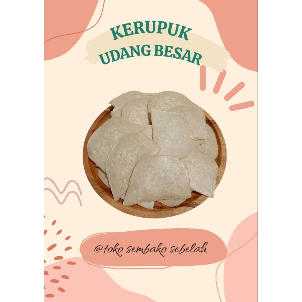 

Kerupuk Mentah Udang Kemasan Serba 250gr