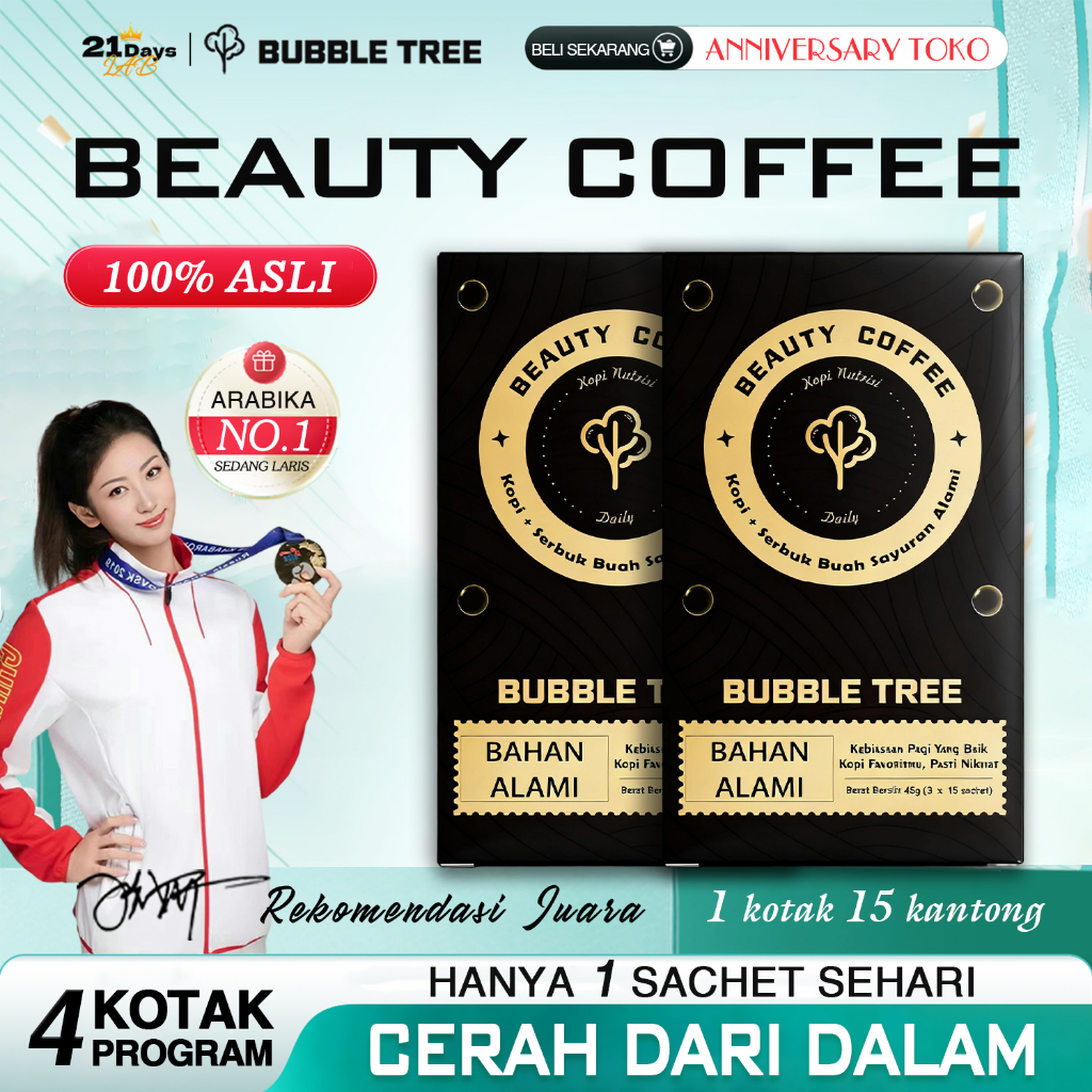 

21Days Coffee Beauty Coffee – Kolagen – Rekomendasi Juara Olimpiade