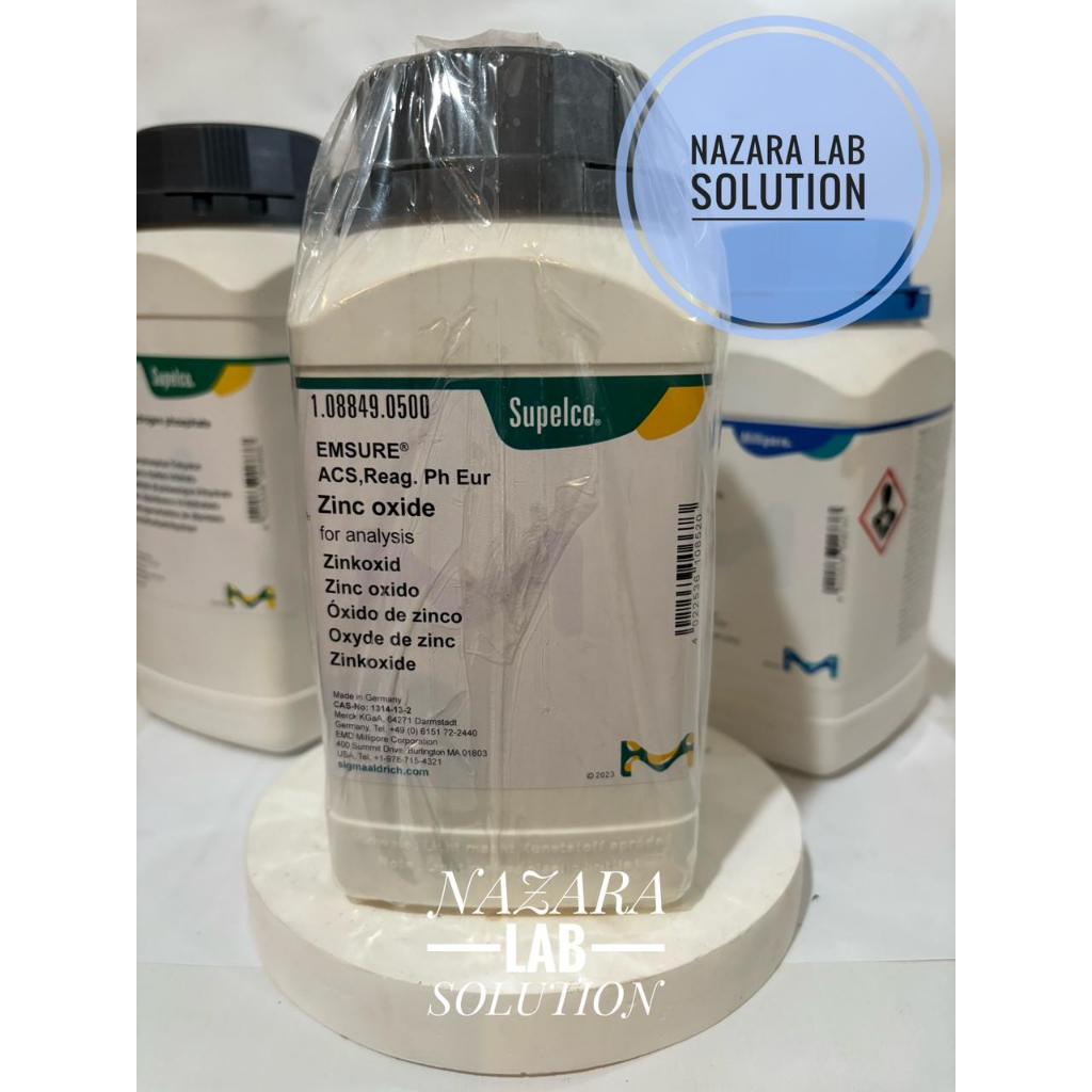ZINC OXIDE FOR ANALISYS 1GR MERCK 108849 / SENG OKSIDA PRO ANALIS / ZnO (REPACK)