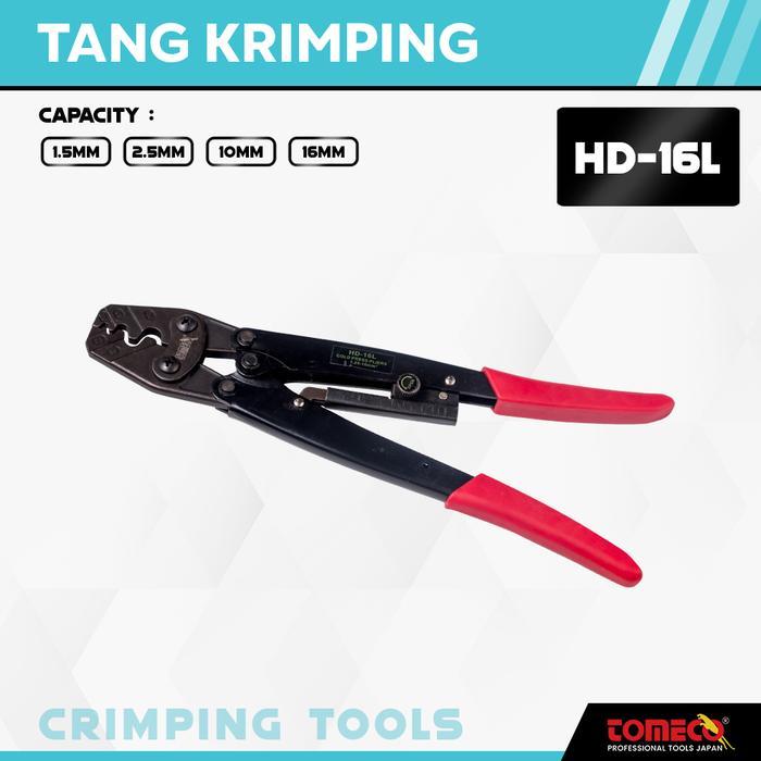 Tang Krimping Skun Tomeco (1.5-16mm) Tomeco Hand Crimping Tool HD-16L