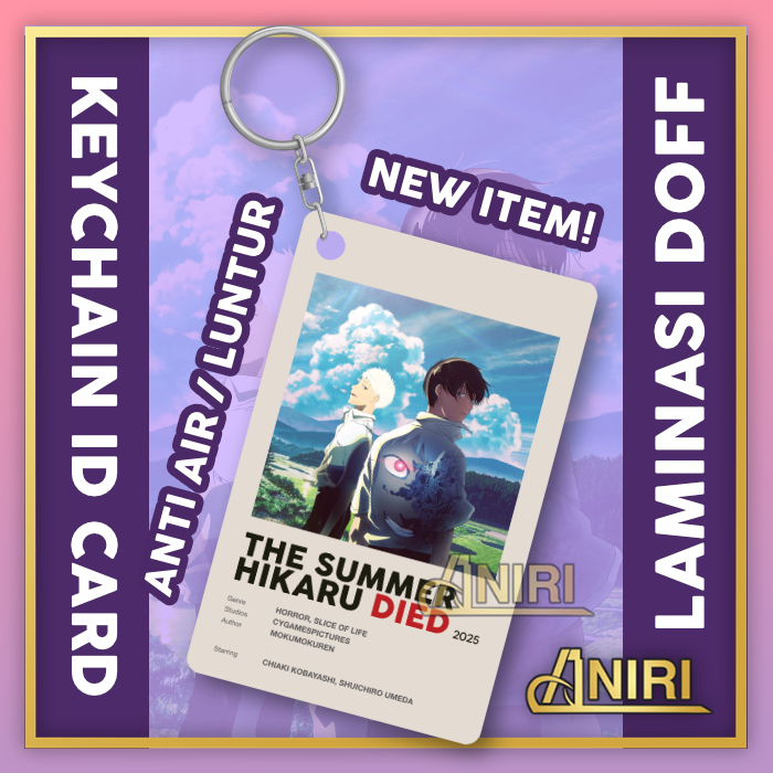 Keychain ID Card The Summer Hikaru Died Gantungan Kunci DOFF