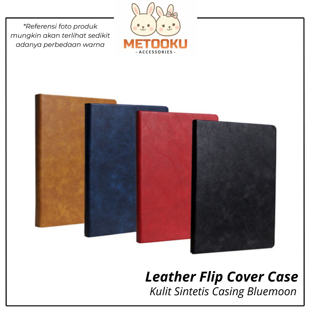 Leather Case Flip Cover SAMSUNG Galaxy S7 S7+ S8 S8+ TAB S8 ULTRA Casing Kulit Sintetis HM Bluemoon 