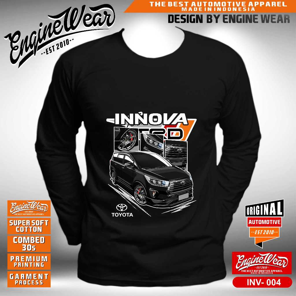 Kaos kijang innova reborn baju mobil toyota kijang innova JDM tshirt innova otomotif htm - Enginewea