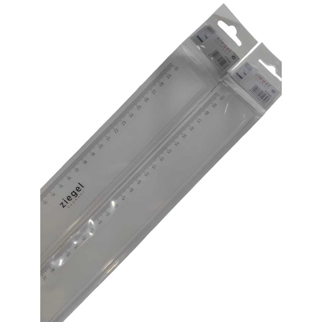 Ziegel flat ruler  / penggaris 30 / 60cm