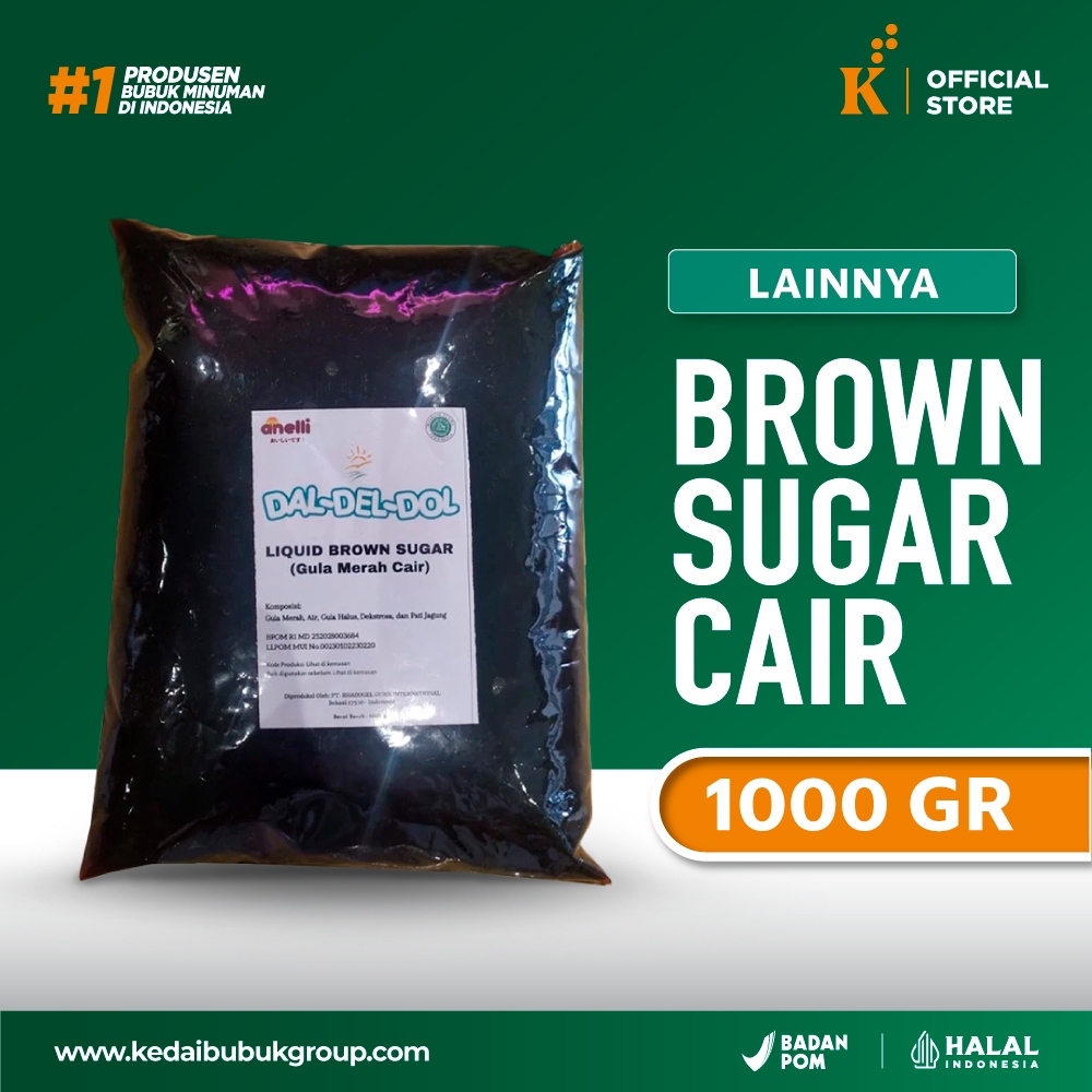 

Brown Sugar Cair 1 Kg