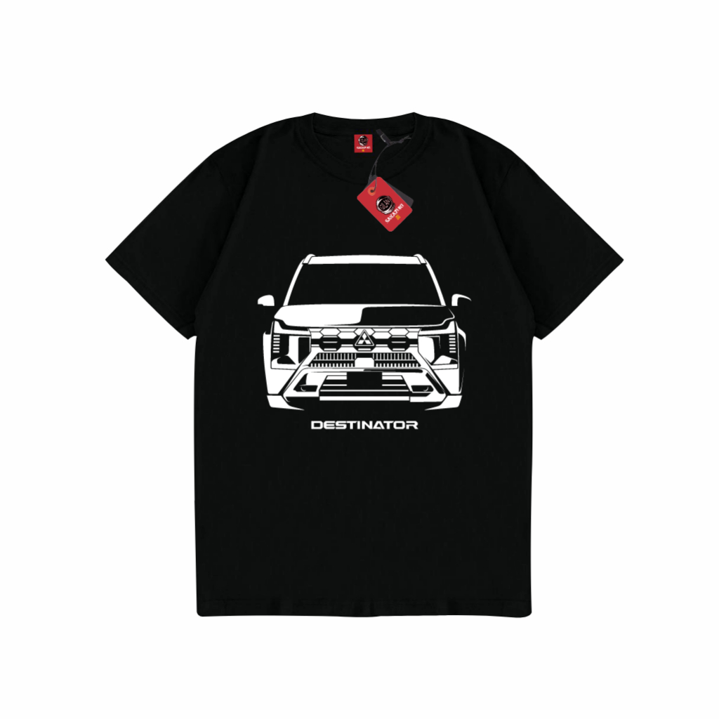 SAKAZUKI Kaos Baju Mobil MITSUBISHI DESTINATOR Siluet Hologram Kaos Distro