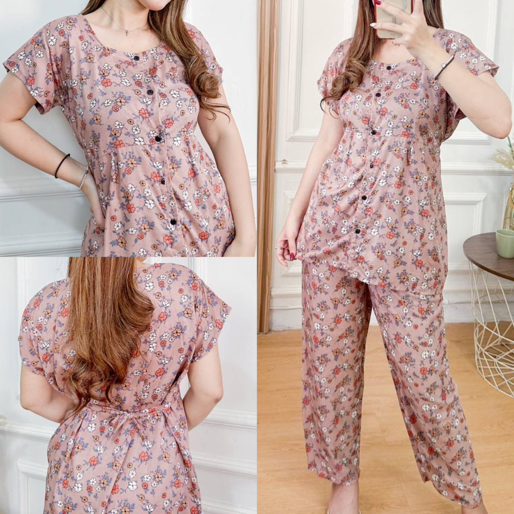 DASTER PUTRI BALI - ESTELLE CELANA PANJANG SETELAN DASTER BALI