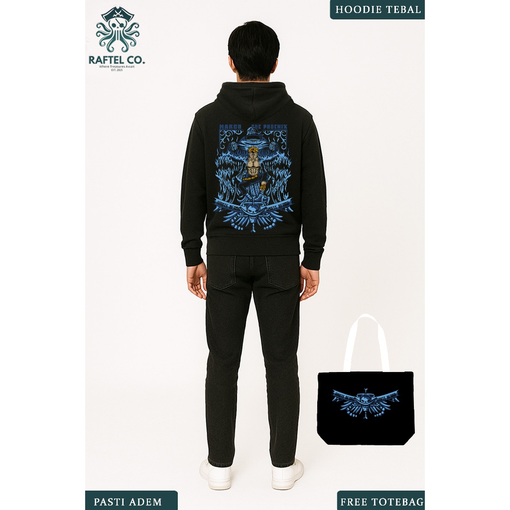 HOODIE ONE PIECE - MARCO THE PHOENIX - HOODIE MARCO - JAKET ONE PIECE - JAKET MARCO - HOODIE SHIROHI