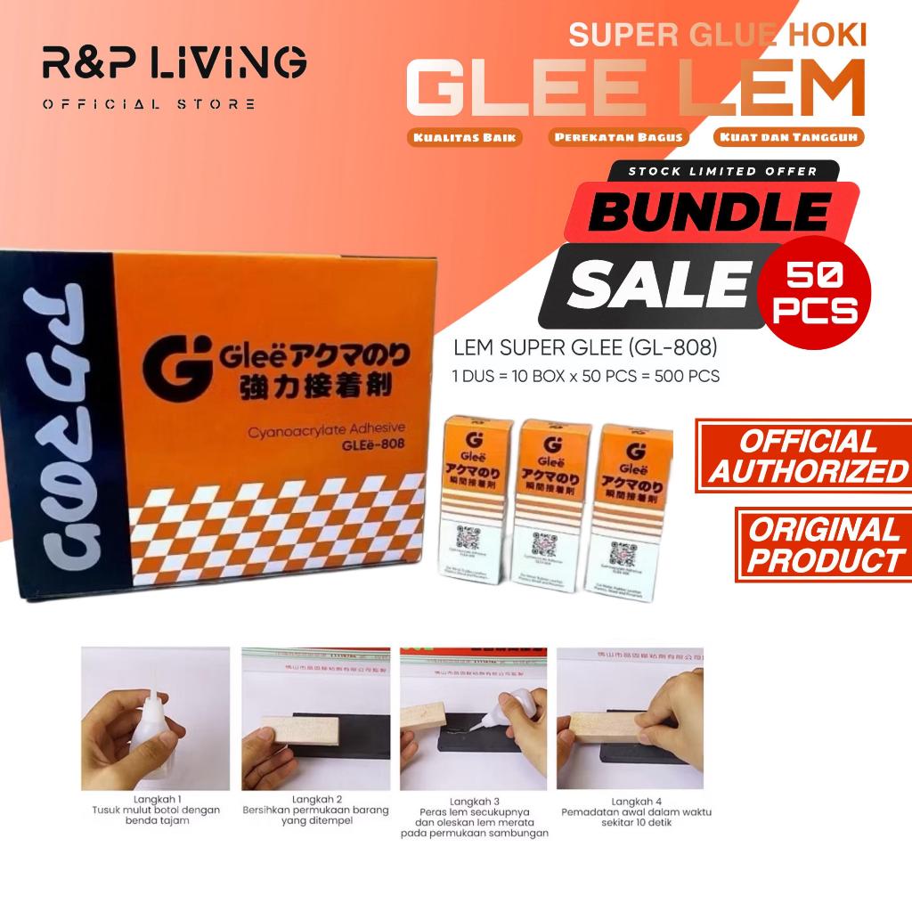 

R&P [Glee Exclusive] GLEE LEM SUPER GLUE 50PCS LEM G SUPER 50PC LEM CAIR MULTIFUNGSI 50PC