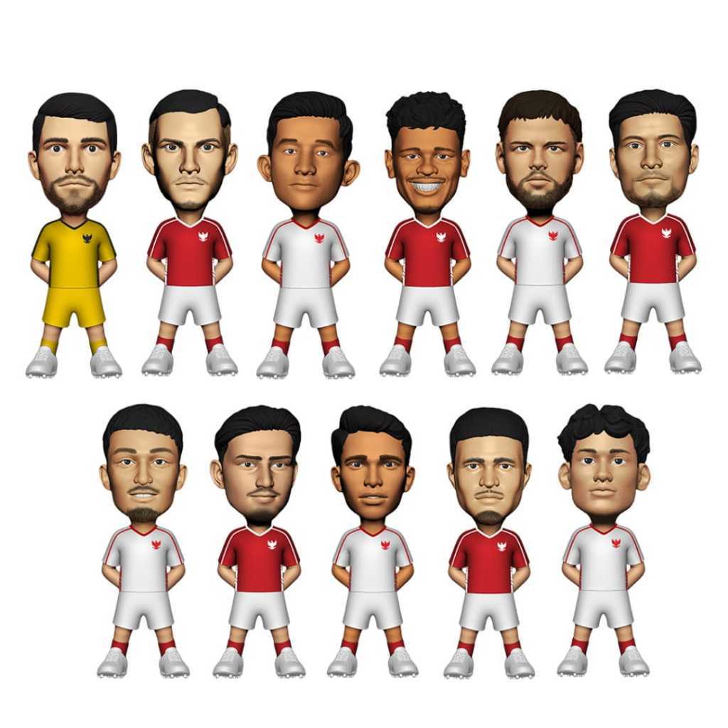 [BEBAS PILIH] Official Merchandise Indonesia Juara Figure - Exclusive Collectible Figurine by Alfama
