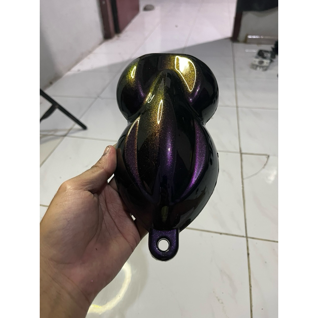 CAT BUNGLON PURPLE GOLD GREEN