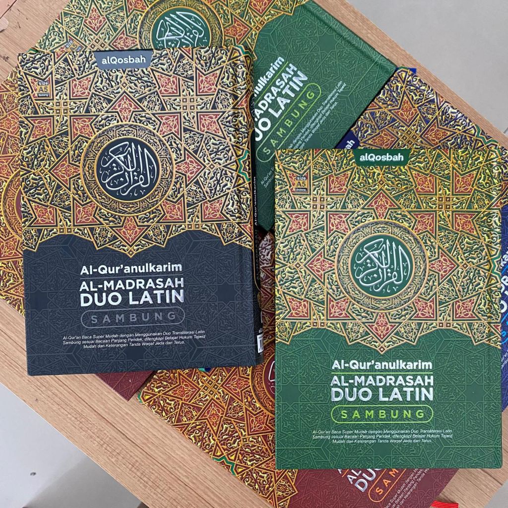 Alquran AlMadrasah Duo Latin Sambung